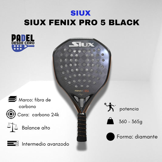 PALA SIUX FENIX PRO 5 BLACK