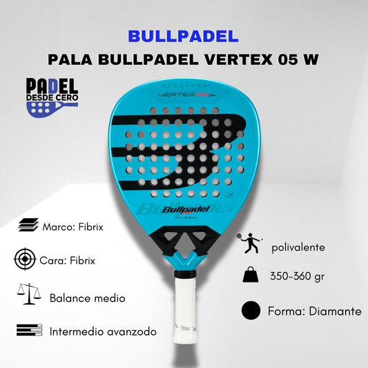 PALA BULLPADEL VERTEX 05 W