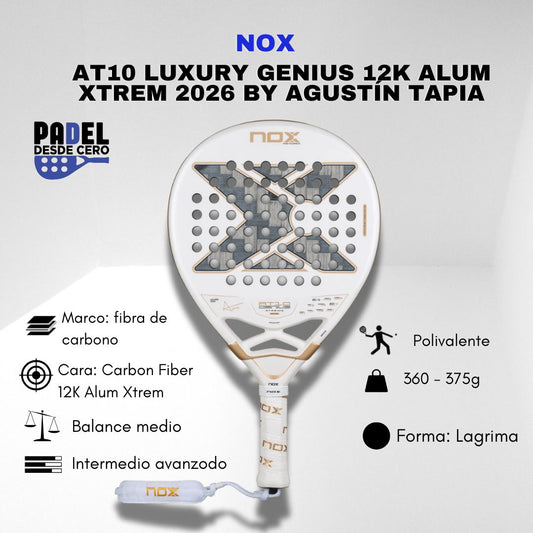 PALA NOX AT10 Genius 12k ALUM XTREM 2026