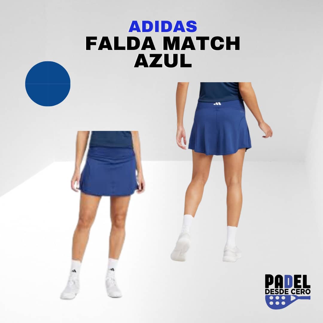 falda adidas azul match