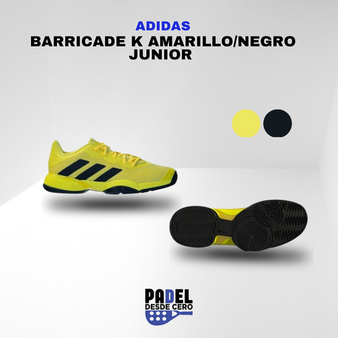ZAPATO ADIDAS BARRICADE AMARIILO/NEGRO JR