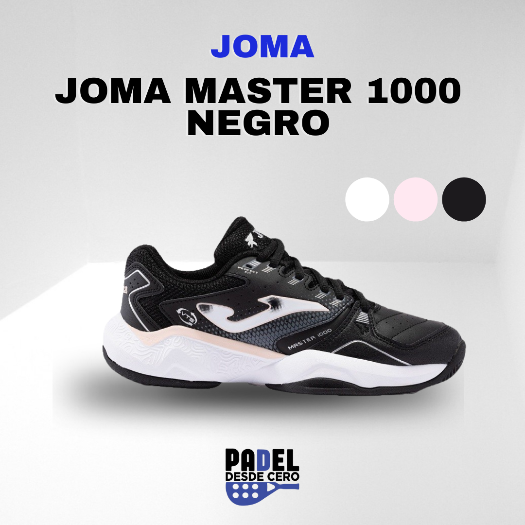 ZAPATOS JOMA MASTER 1000 NEGRO