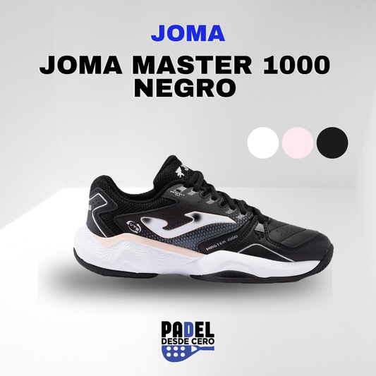 ZAPATOS JOMA MASTER 1000 NEGRO