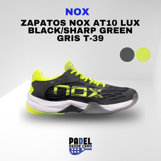 ZAPATOS NOX AT10 LUX GREEN GREY