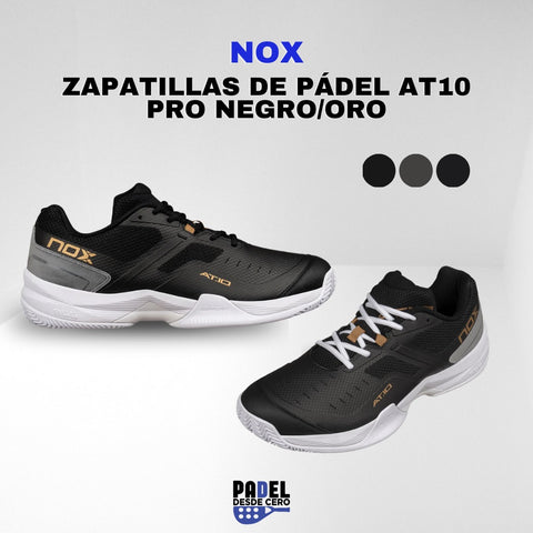 Zapatos nox AT10 pro negro/oro