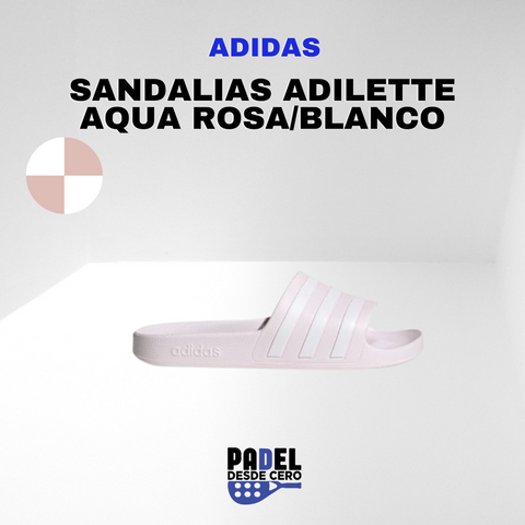 SANDALIAS ADIDAS ADILETTE AQUA ROSA/BLANCO