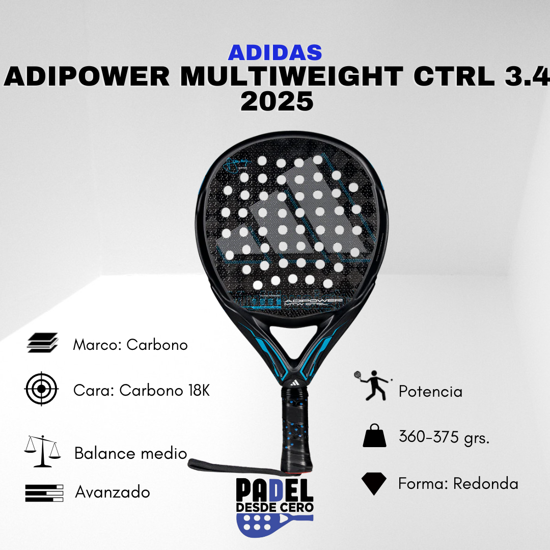 PALA ADIDAS MULTIWEIGHT CTRL 3.4 2025