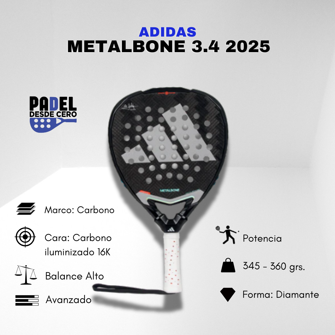 PALA ADIDAS METALBONE 3.4