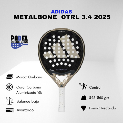 PALA ADIDAS METALBONE CTRL 3.4
