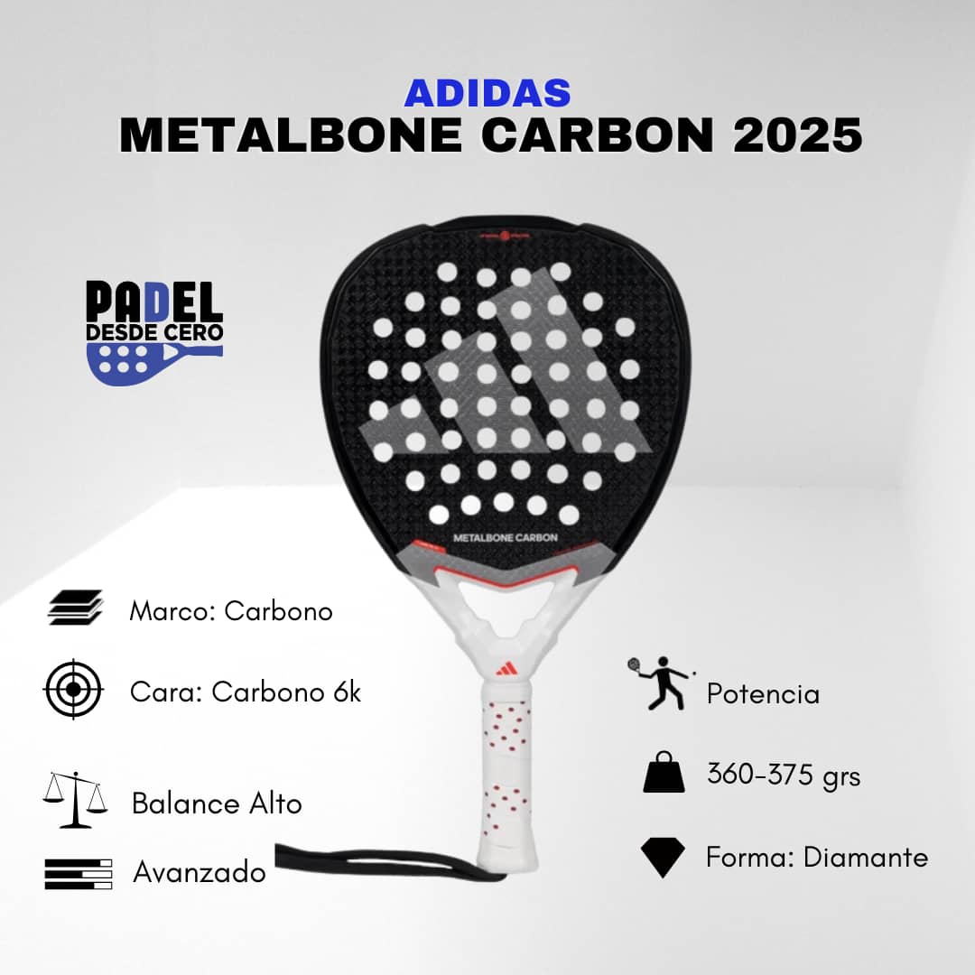 PALA ADIDAS METALBONE CARBON 3.4