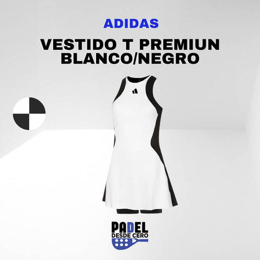 vestido adidas premiun blanco/negro