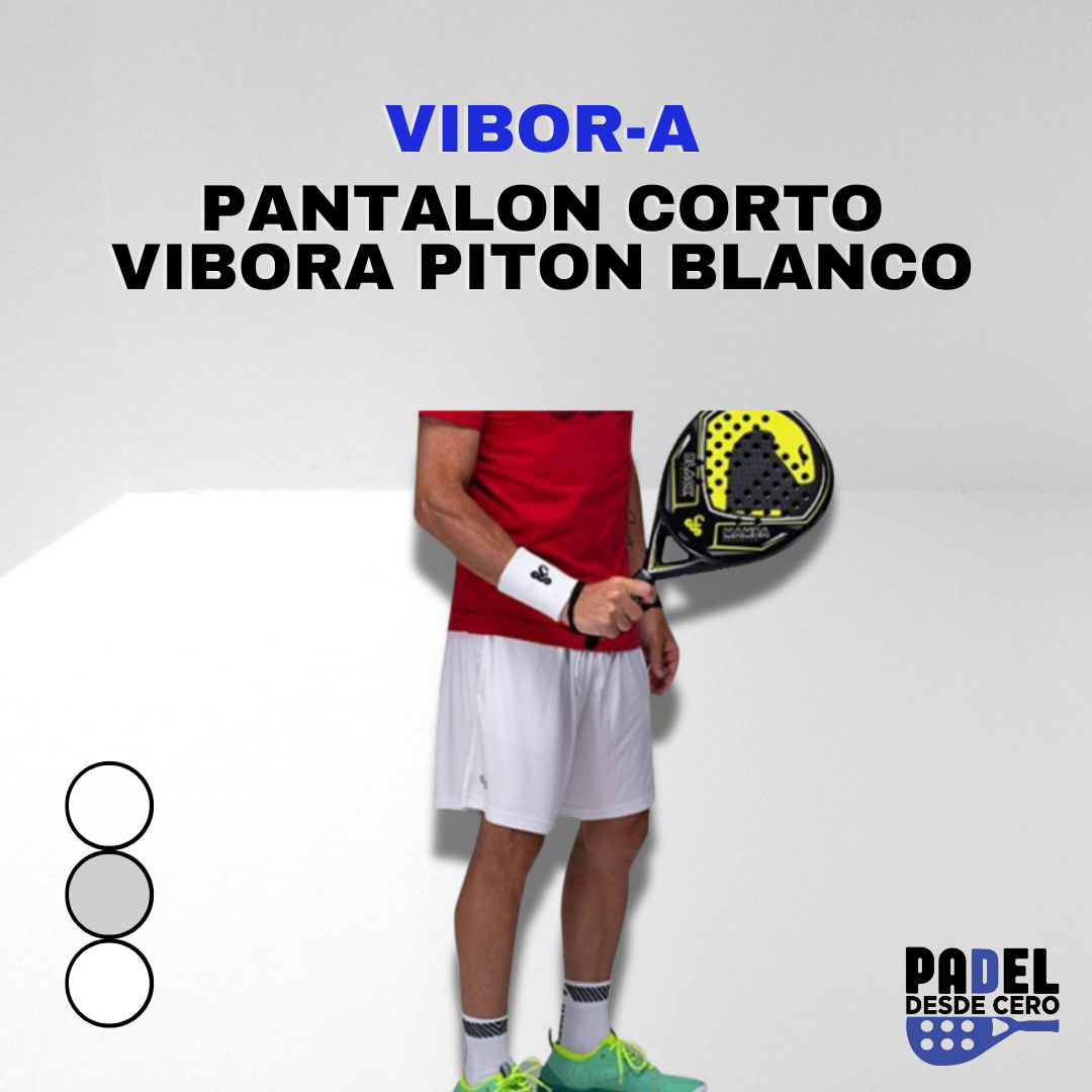 PANTALON CORTO VIBOR-A PITON BLANCO