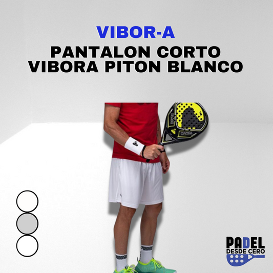 PANTALON CORTO VIBOR-A PITON BLANCO