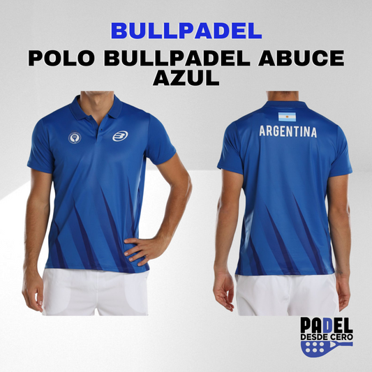 POLO BULLPADEL ABUCE AZUL