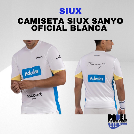 CAMISETA SIUX SANYO OFICIAL BLANCA