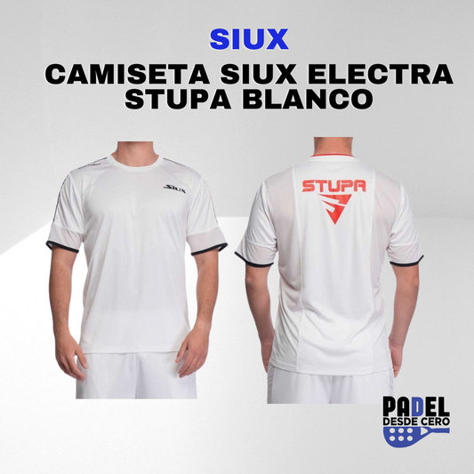 CAMISETA SIUX ELECTRA STUPA BLANCO