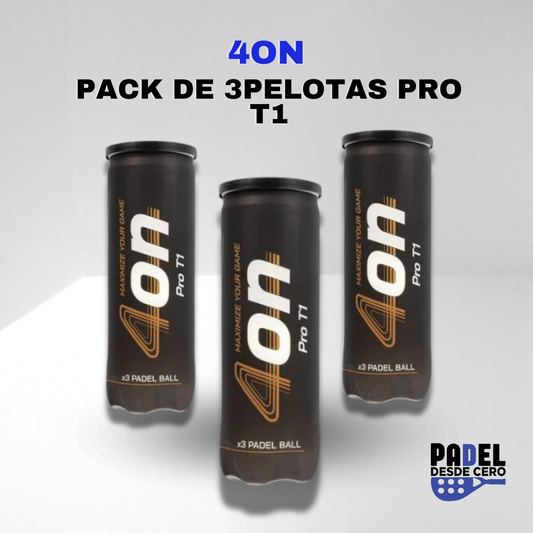 PACK DE 3 PELOTAS 4ON PRO T1