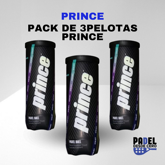 pack de 3 pelotas prince