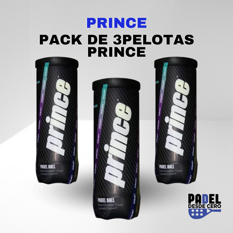 pack de 3 pelotas prince