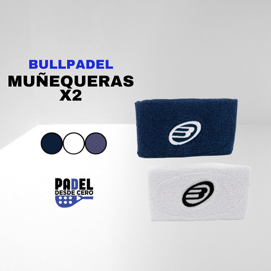 MUÑEQUERA BULLPADEL BLANCO/AZUL
