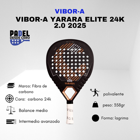 PALA VIBOR-A YARARA ELITE 24K 2.0 2025