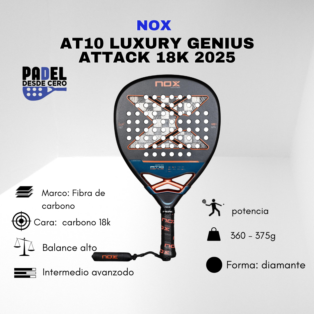 PALA NOX AT10 LUXURY GENIUS ATTACK 18K 2025