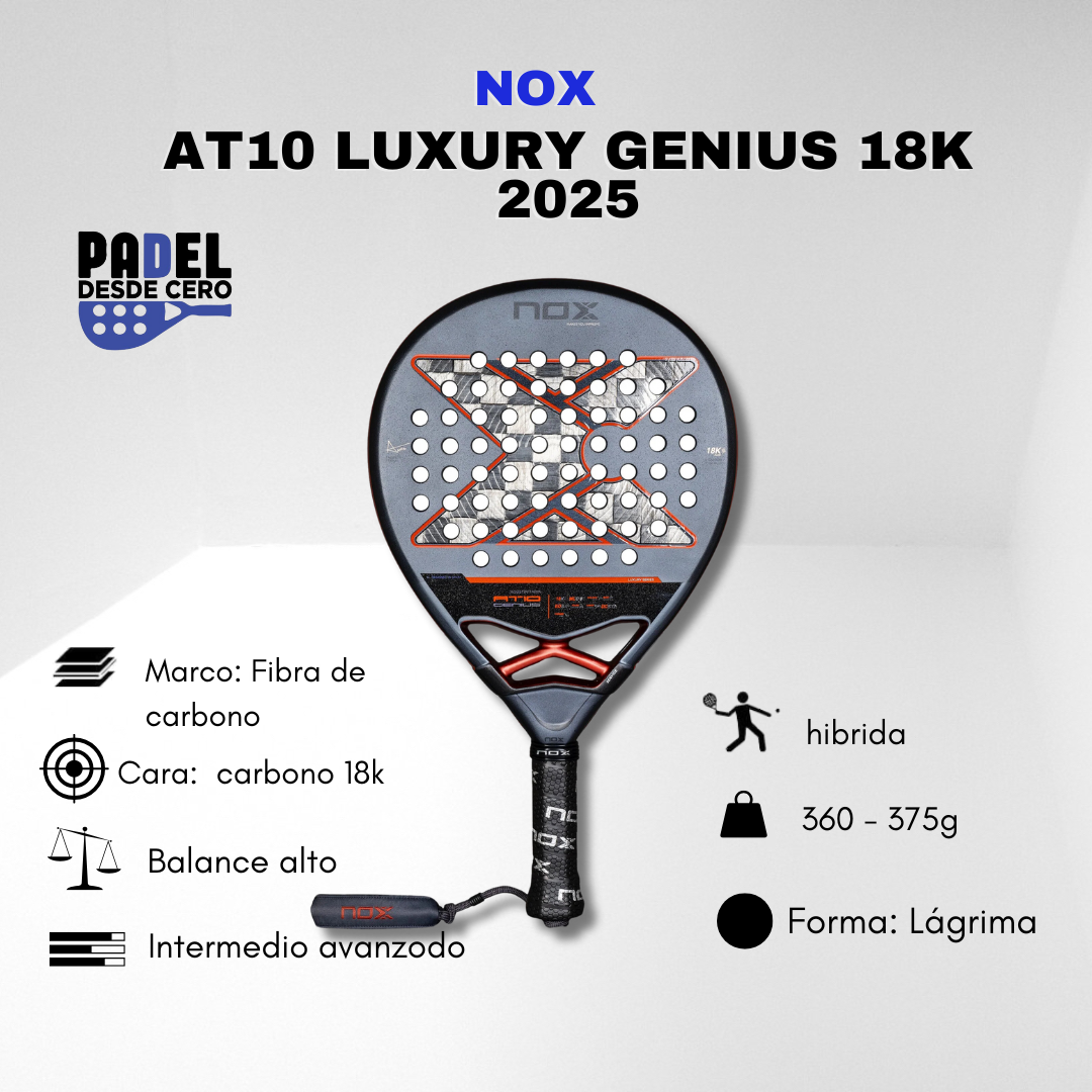 PALA NOX AT10 LUXURY GENIUS 18K 2025