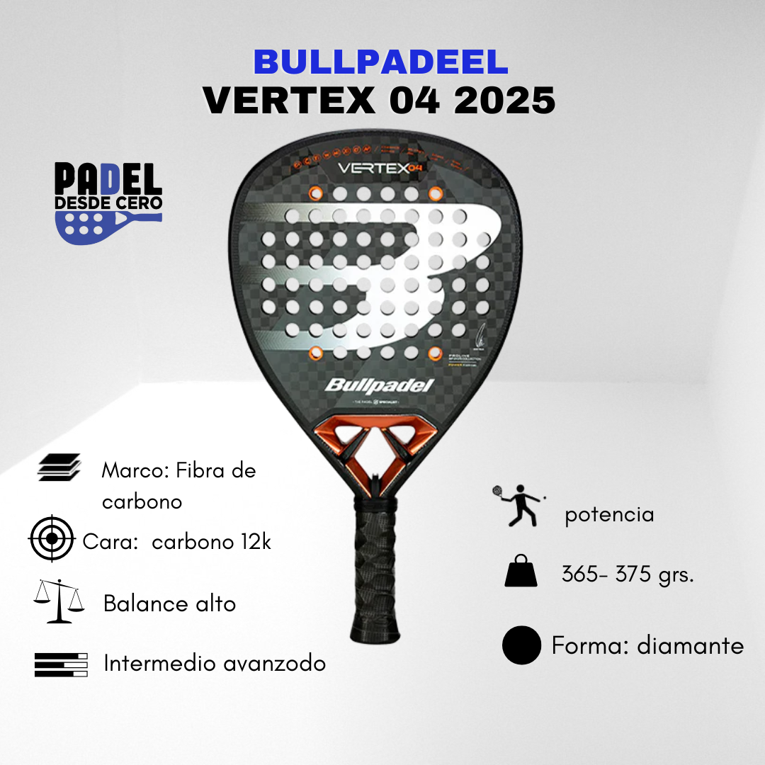 PALA BULLPADEL VERTEX 04 2025