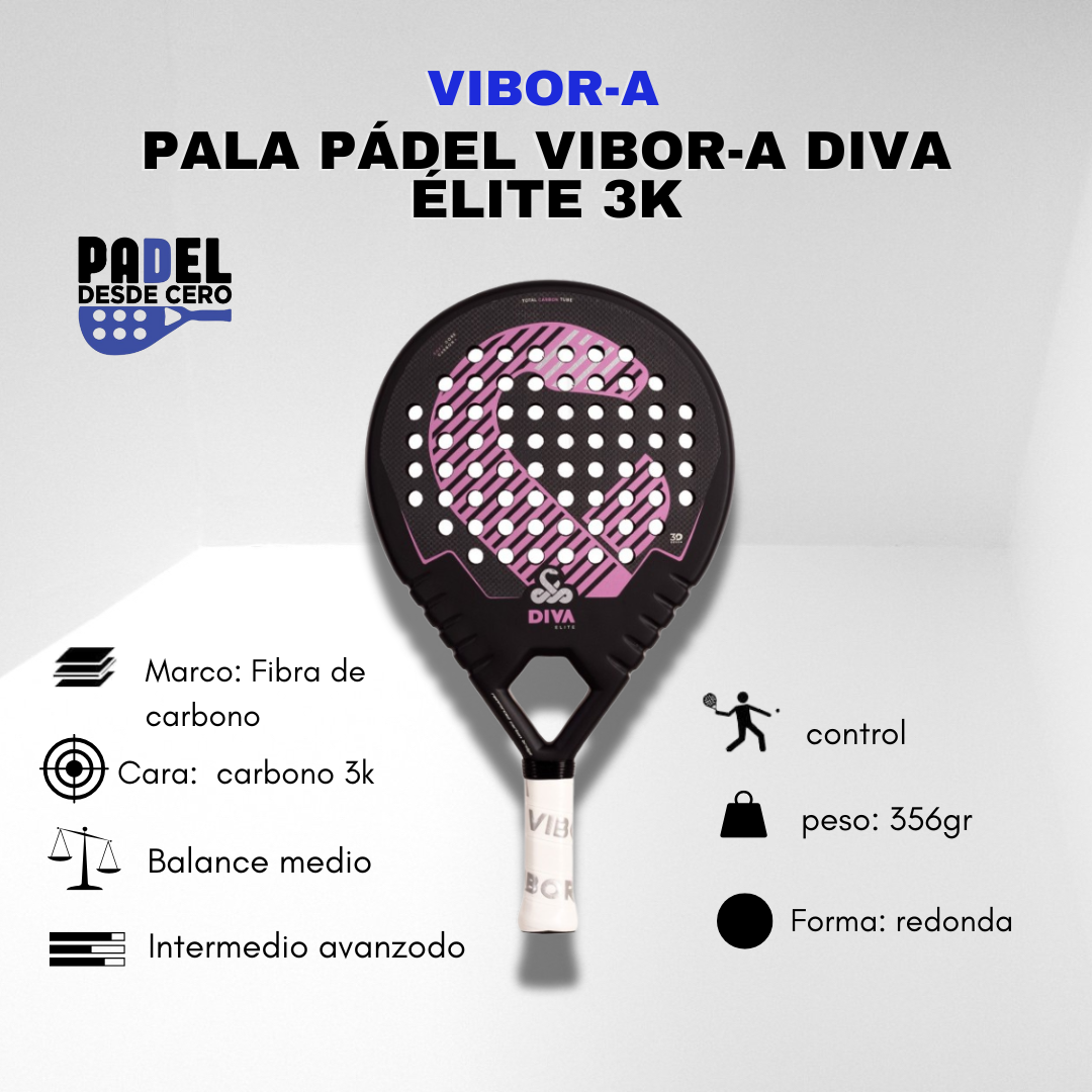 PALA VIBOR-A PADEL DIVA 3K 2.0