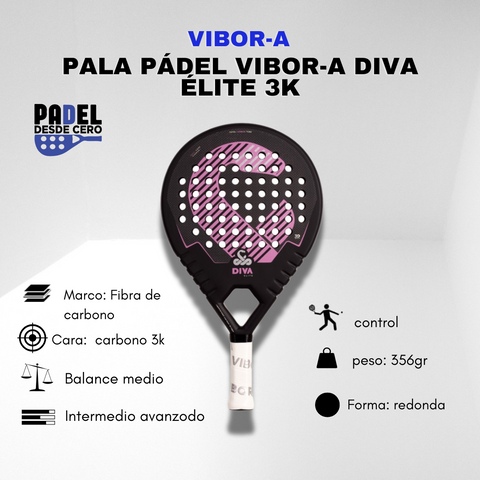 PALA VIBOR-A PADEL DIVA 3K 2.0