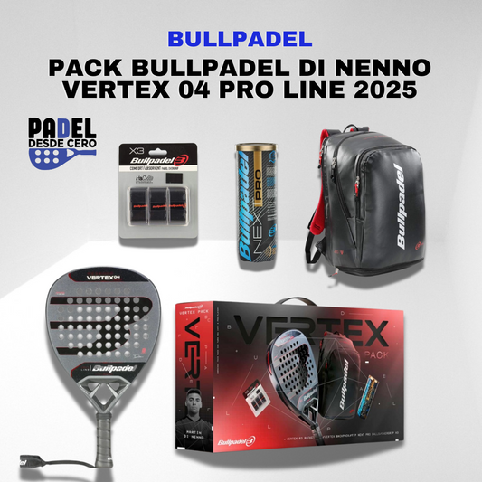 PACK BULLPADEL DI NENO VERTEX 04 PRO LINE