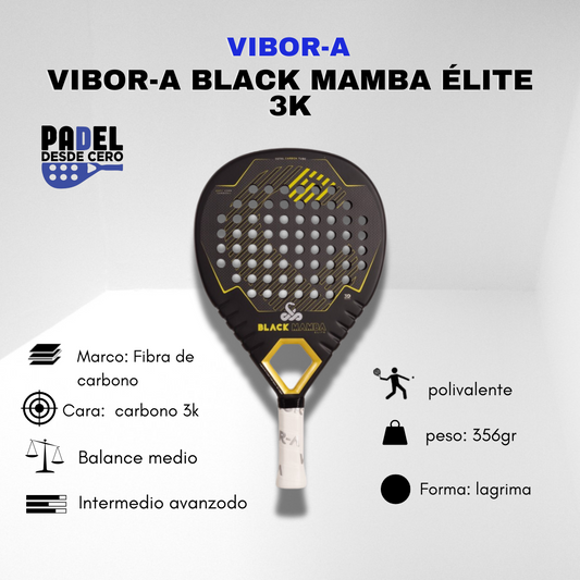 PALA VIBOR-A BLACK MANBA ELITE 3K  2.0