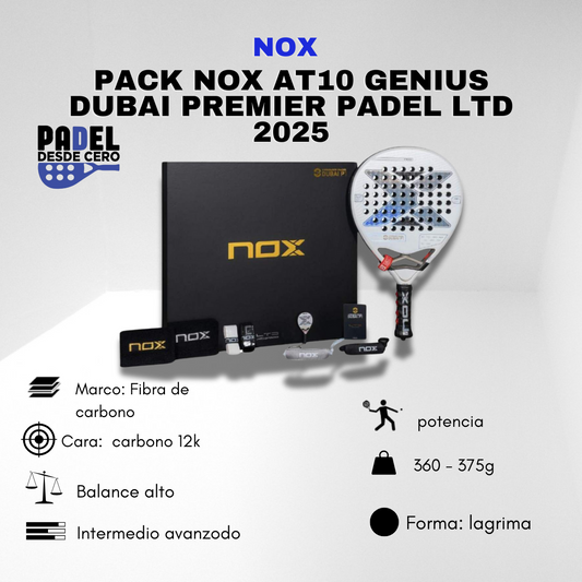 pack nox at10 genius dubai premier padel 2025