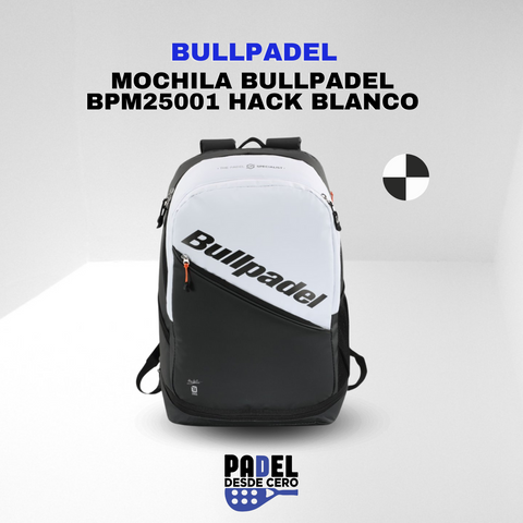 MOCHILA BULLPADEL BPM25001 HACK BLANCO
