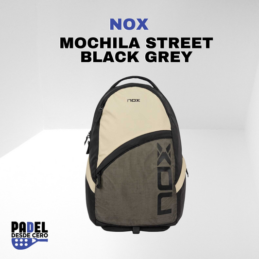 MOCHILA NOX STREET BLACK GREY