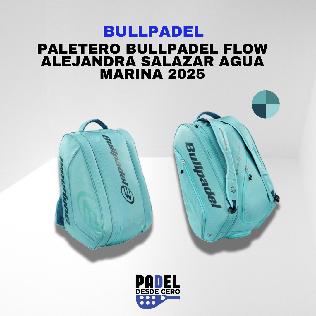 PALETERO BULLPADEL FLOW VERDE AGUA